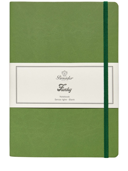 Pineider: Funky Neut notebook - Green - ecraft_0 | Luisa Via Roma