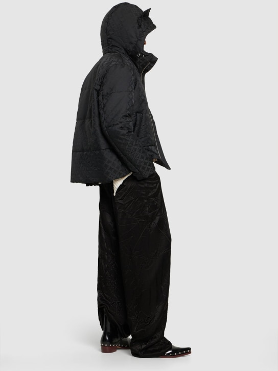 Charles Jeffrey LOVERBOY: Kitty puffer jacket - Black - men_1 | Luisa Via Roma