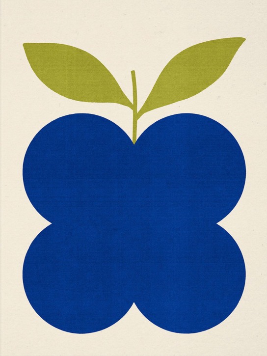 Paper Collective: Indigo Fruit print - Blue - ecraft_0 | Luisa Via Roma