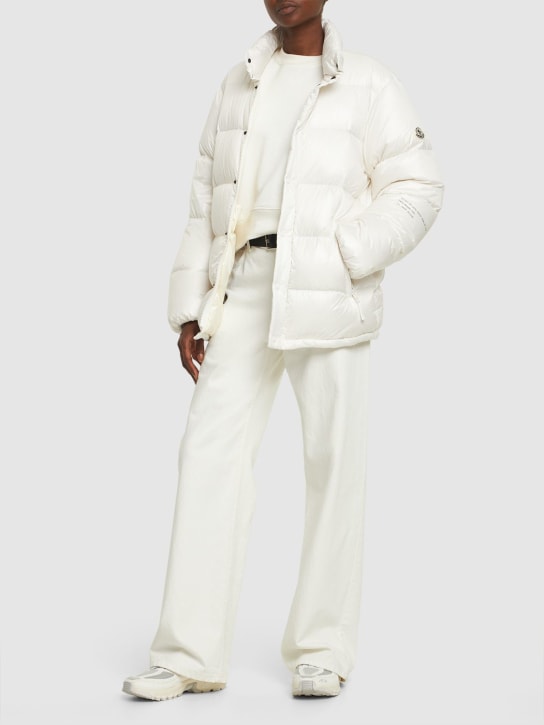 Moncler Genius: Moncler x FRGMT Amaranth down jacket - Bright White - women_1 | Luisa Via Roma