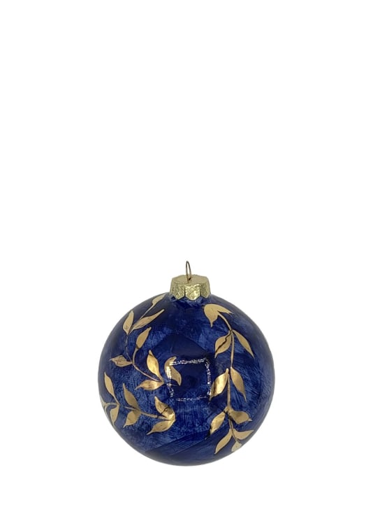 Les Ottomans: Boule de Noël en porcelaine - Bleu - ecraft_0 | Luisa Via Roma