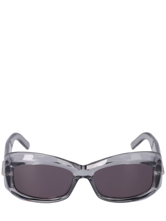 Givenchy: Occhiali da sole geometrici G180 - Grey/Smoke - men_0 | Luisa Via Roma