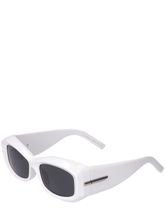 Givenchy: G180 geometric sunglasses - White/Smoke - men_1 | Luisa Via Roma