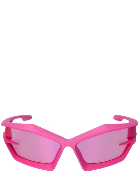 Givenchy: Giv Cut geometric sunglasses - Rosa/Violeta - men_0 | Luisa Via Roma