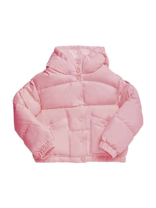 Moncler: Ebre 다운 재킷 - Medium Pink - kids-girls_1 | Luisa Via Roma