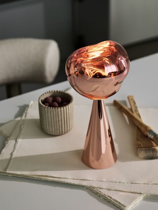 Tom Dixon: Melt portable copper LED table lamp - Copper - ecraft_1 | Luisa Via Roma