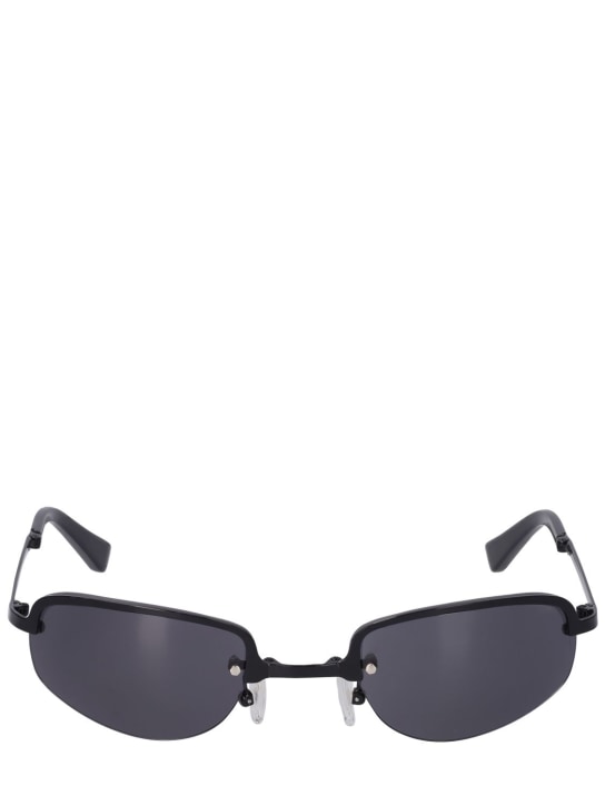 A BETTER FEELING: Faltbare Sonnenbrille aus Stahl „Siron Black“ - Schwarz - women_0 | Luisa Via Roma