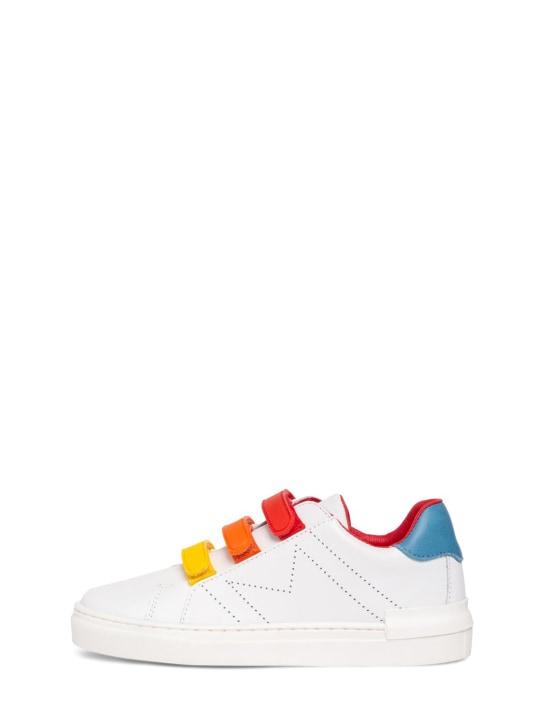 Marc Jacobs: Sneakers in pelle con strap - kids-girls_0 | Luisa Via Roma