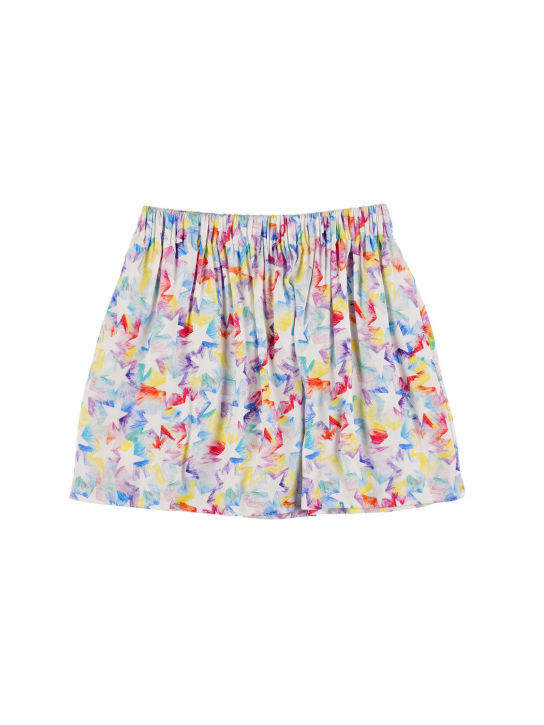 Stella Mccartney Kids: Printed viscose skirt - Multicolor - kids-girls_0 | Luisa Via Roma