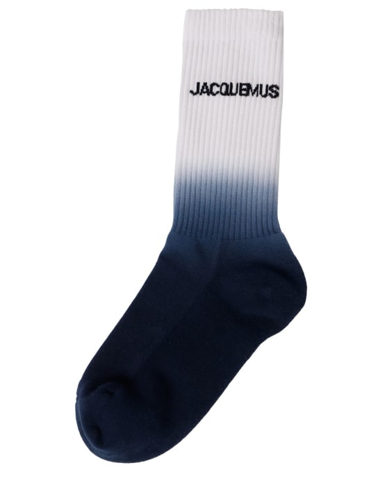 Jacquemus: Socken „Les Chaussettes Moisson“ - Dunkelblau - women_0 | Luisa Via Roma