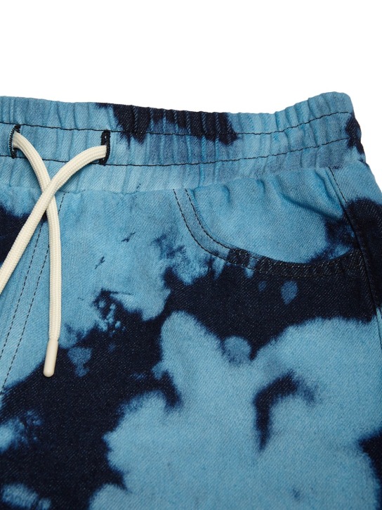 MSGM: Denim shorts - Blue - kids-boys_1 | Luisa Via Roma