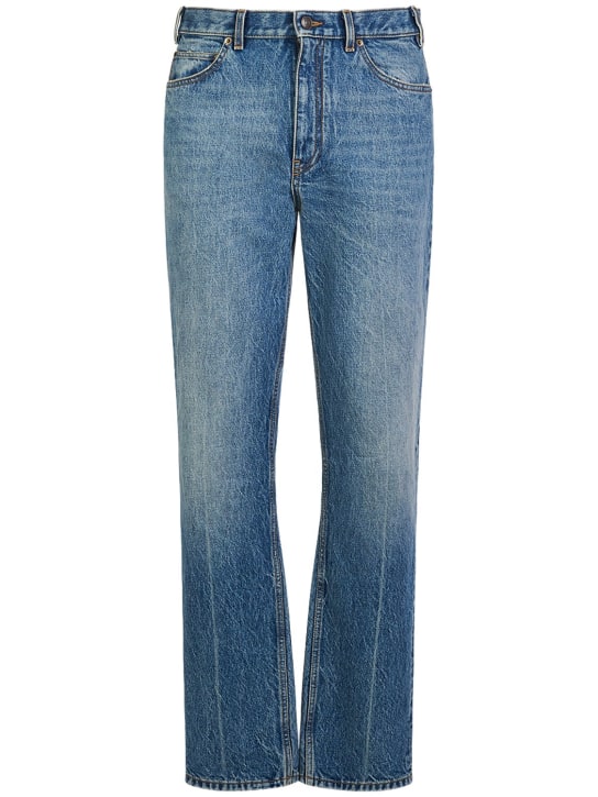 The Row: Fred Jean cotton jeans - Washed Blue - men_0 | Luisa Via Roma