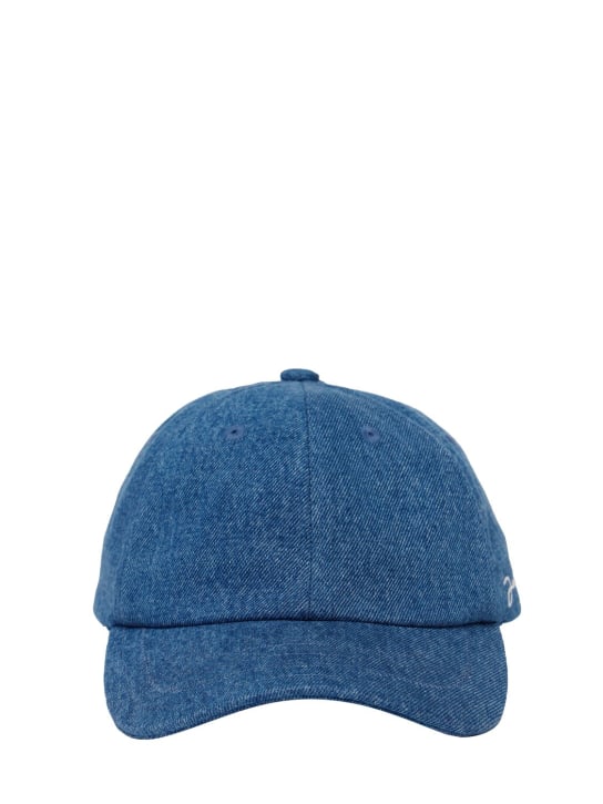 Jacquemus: La Casquette Jacquemus cotton hat - Blue - men_0 | Luisa Via Roma