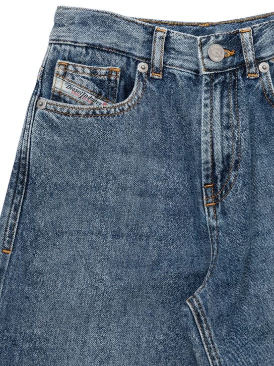 Diesel Kids: Jeans de denim de algodón - Azul - kids-girls_1 | Luisa Via Roma