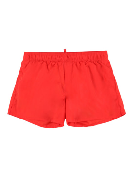 Dsquared2: Nylon swim shorts - Red - kids-boys_0 | Luisa Via Roma