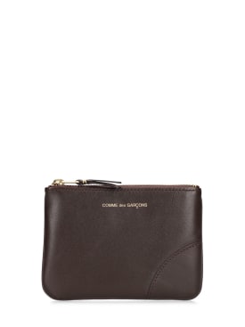 Comme des Garçons Wallet: Classic leather wallet - Brown - women_0 | Luisa Via Roma