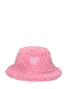 Monnalisa: Teddy hat - Pink - kids-girls_0 | Luisa Via Roma