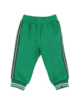 Monnalisa: Pantaloni in felpa di cotone - Verde - kids-boys_0 | Luisa Via Roma