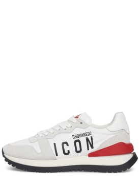 Dsquared2: Sneakers aus Technostoff und Leder „Icon“ - Weiß - men_0 | Luisa Via Roma