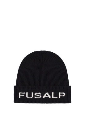 Fusalp: Fully wool & cashmere beanie - Black - women_0 | Luisa Via Roma