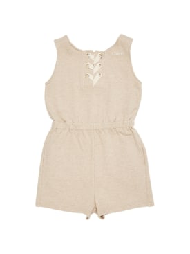 chloé - overalls & jumpsuits - baby-girls - ss24