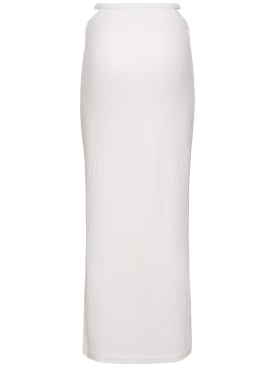 Alexander Wang: Cotton maxi skirt - White - women_0 | Luisa Via Roma