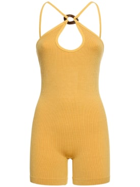 Nagnata: Surya all-in-one jumpsuit - Yellow - women_0 | Luisa Via Roma