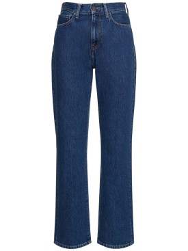 Carhartt WIP: Jeans dritti vita alta Noxon - Blue Stone Wash - women_0 | Luisa Via Roma