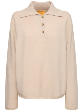 Guest In Residence: Everyday cashmere polo - Beige - women_0 | Luisa Via Roma