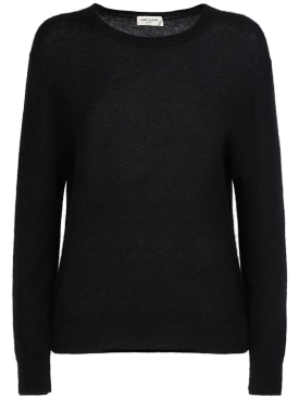 saint laurent - sweatshirts - women - ss24