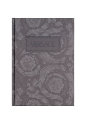 Versace: Cuaderno Barocco Renaissance - Negro/Gris - ecraft_0 | Luisa Via Roma