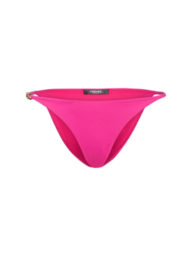 Versace: Medusa Lycra bikini bottoms - Fuchsia - women_0 | Luisa Via Roma