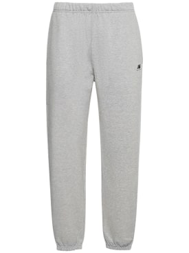 New Balance: Pantalones deportivos de rizo - Athletic Grey - men_0 | Luisa Via Roma