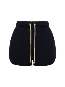 Les Tien: Serena Scallots shorts - Navy - women_0 | Luisa Via Roma