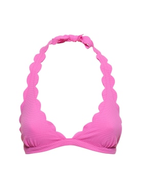 Marysia: Spring scalloped bikini top - Pink - women_0 | Luisa Via Roma