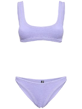 Reina Olga: Ginny scrunch bikini set - Lilac - women_0 | Luisa Via Roma
