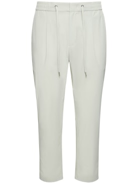 Alphatauri: Pantalones con cordón ajustable - Salvia - men_0 | Luisa Via Roma