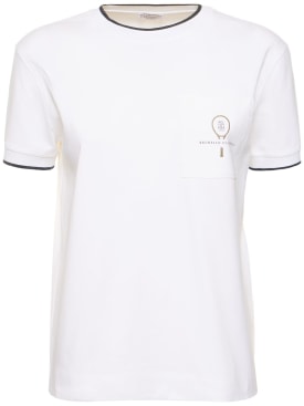 brunello cucinelli - t-shirts - women - ss24