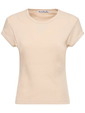 acne studios - t-shirts - women - ss24