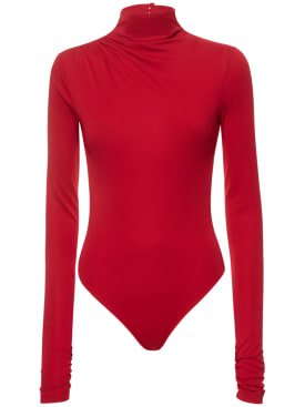 The Andamane: Body de jersey stretch - Rojo - women_0 | Luisa Via Roma