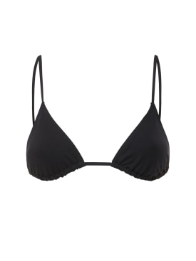 Eres: Top de bikini triángulo Mouna - Negro - women_0 | Luisa Via Roma