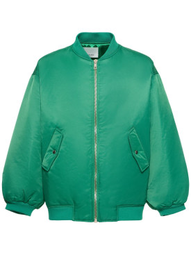 The Frankie Shop: Astra nylon bomber jacket - Green - men_0 | Luisa Via Roma