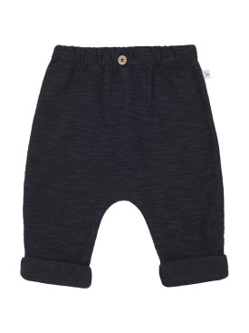 1 + IN THE FAMILY: Cotton blend sweatpants - Dark Grey - kids-boys_0 | Luisa Via Roma