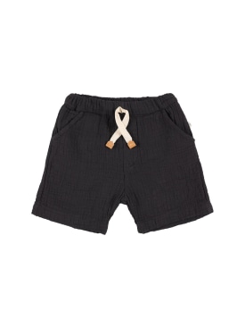 1 + IN THE FAMILY: Shorts in felpa di cotone - Grigio Scuro - kids-girls_0 | Luisa Via Roma