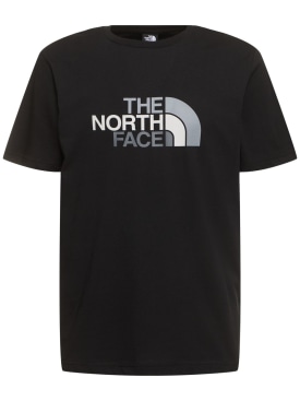 The North Face: Easy 반팔 티셔츠 - Tnf Black - men_0 | Luisa Via Roma