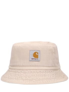 Carhartt WIP: Garrison bucket hat - Tonic Stone - men_0 | Luisa Via Roma