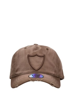 HTC Los Angeles: Embroidered LA logo cotton baseball cap - Khaki - men_0 | Luisa Via Roma