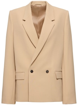 Wardrobe.nyc: Blazer HB in lana - Marrone - women_0 | Luisa Via Roma