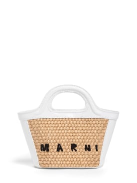Marni Junior: Tasche mit Logo „Tropicalia“ - Weiß - kids-girls_0 | Luisa Via Roma
