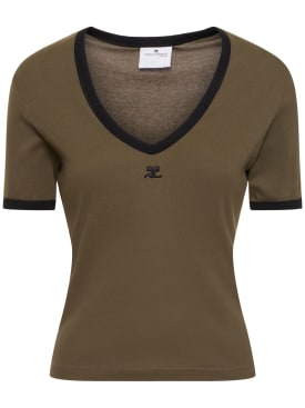 courreges - 티셔츠 - 여성 - ss24
